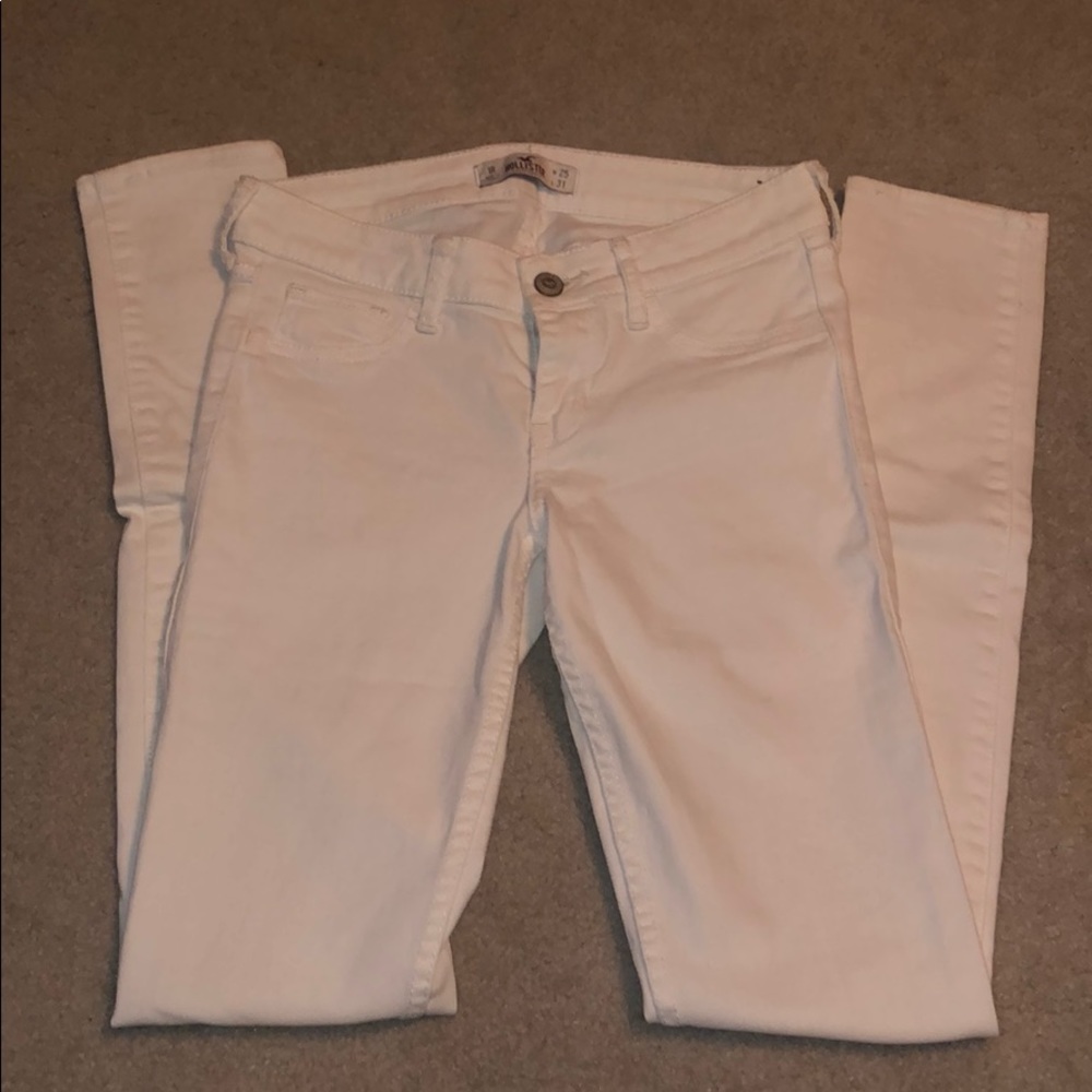 Hollister White Skinny Jeans